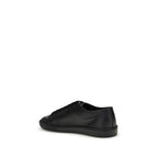 Black Calf Leather Bos Taurus Low Top Sneakers