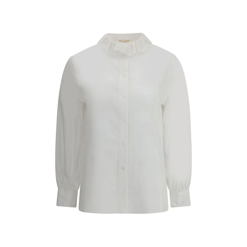 White Cotton Dress Shirt