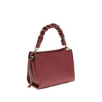 Bordeaux Calf Leather Bos Taurus Shoulder Bag