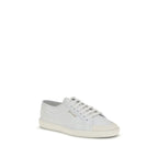 White Calf Leather Bos Taurus Low Top Sneakers