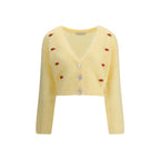 Yellow Mohair Cardigan