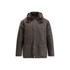 Brown Cotton Rain Coat