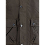 Brown Cotton Rain Coat
