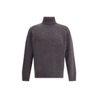 Multicolor Fleece Wool Turtleneck