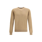 Beige Fleece Wool Sweatshirt