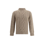 Beige Wool Sweatshirt