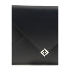 Black Leather Clutch Bag