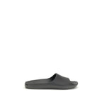Black Rubber Slippers