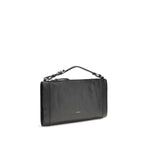 Black Calf Leather Bos Taurus Handbag