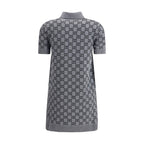 Gray Wool Casual Dress