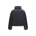 Black Polyamide Full-Length Jacket