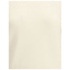 White Fleece Wool Sweatshirt