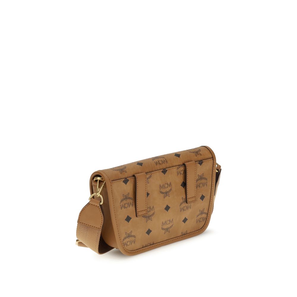 Brown Fabric Shoulder Bag