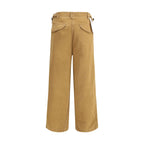 Brown Cotton Cargo Pants