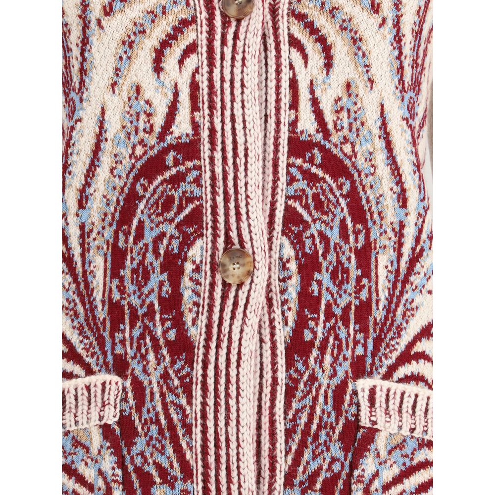 Multicolor Wool Cardigan