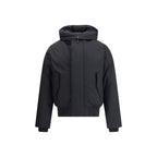 Black Polyester Bomber