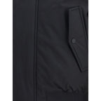 Black Polyester Bomber