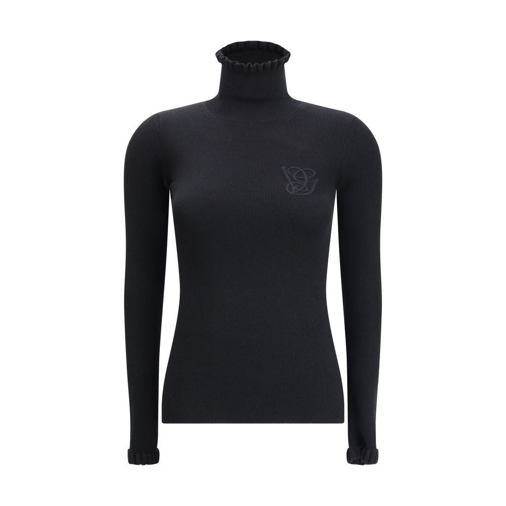 Black Fleece Wool Sweatshirt