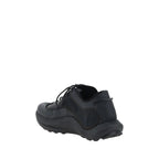 Black Rubber Athletic Sneakers