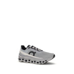 Gray Polyester Athletic Sneakers