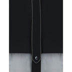 Black Cotton Pattern Shirt