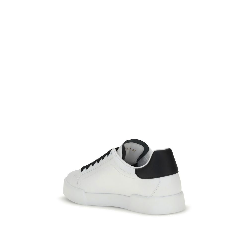 White Calf Leather Bos Taurus Low Top Sneakers