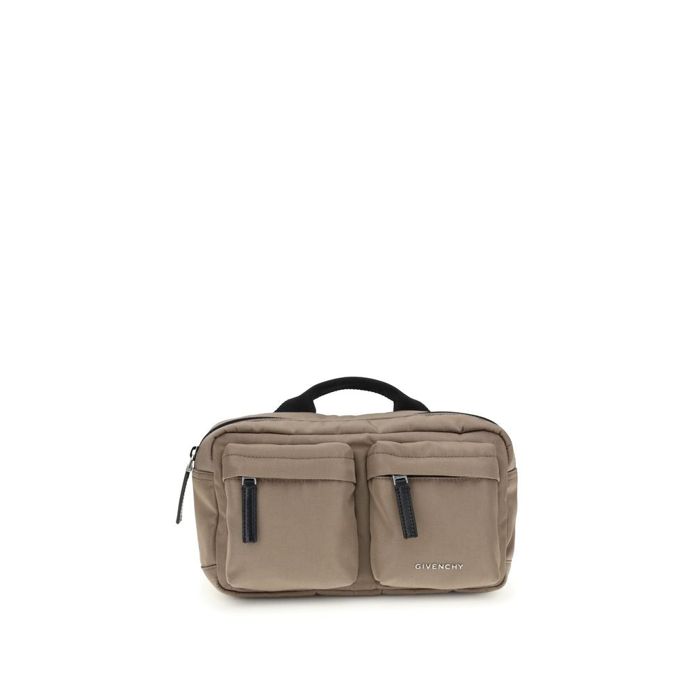 Beige Polyamide Handbag