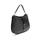 Black Calf Leather Bos Taurus Shoulder Bag