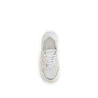 White Cotton Athletic Sneakers