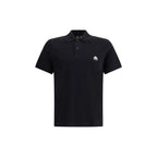 Black Cotton Polo Shirt