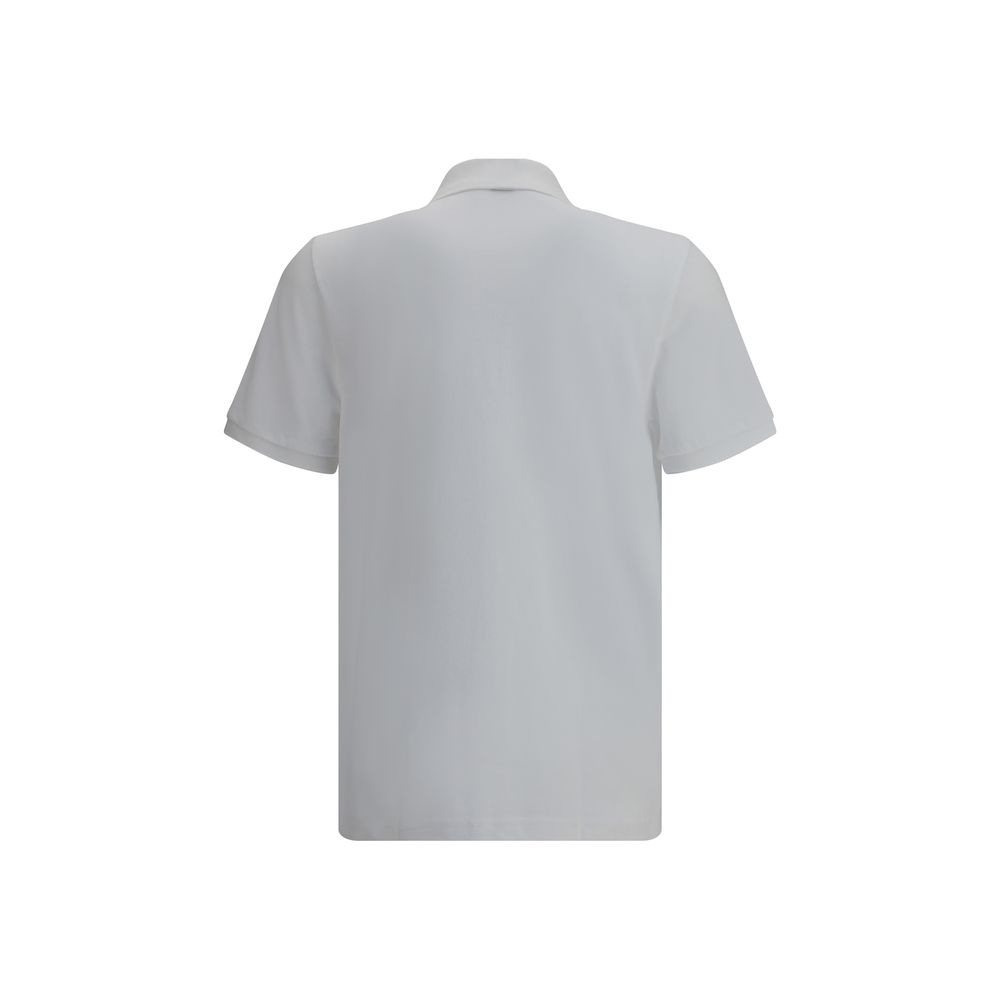 White Cotton Polo Shirt