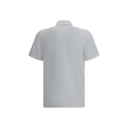 White Cotton Polo Shirt