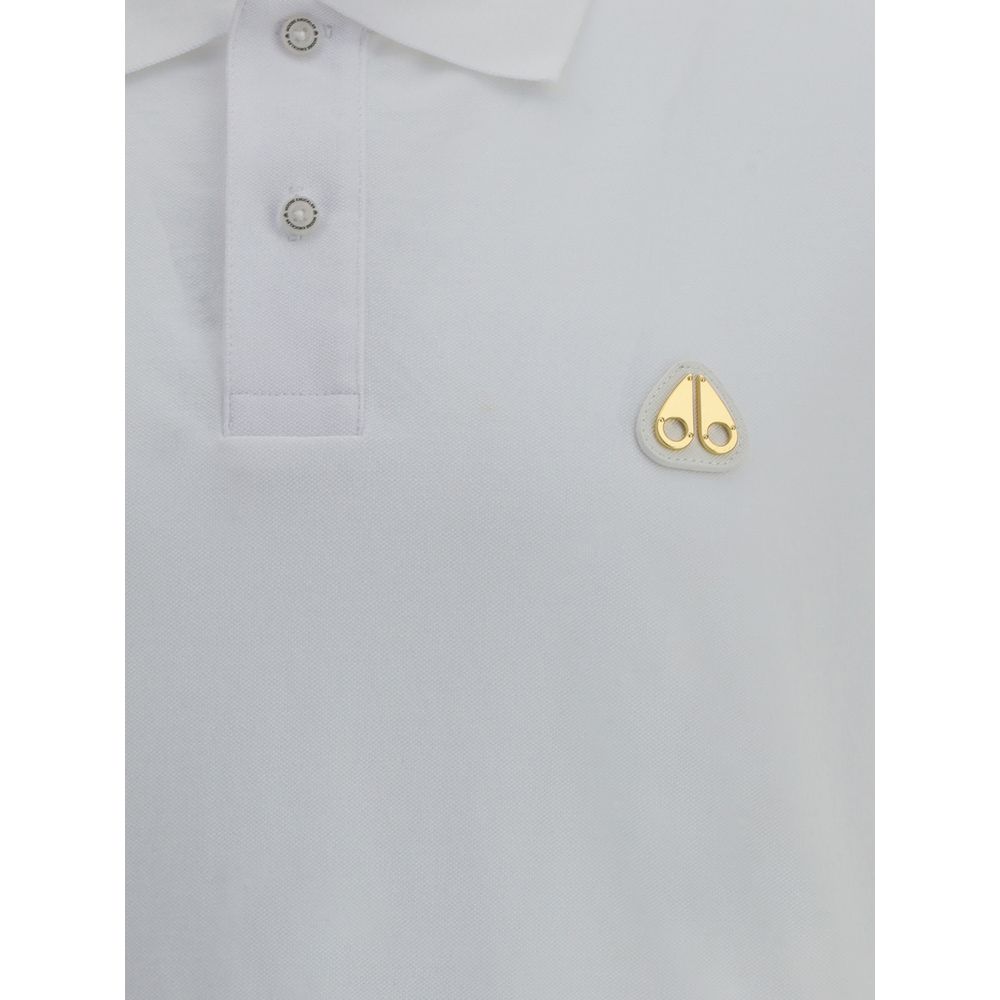 White Cotton Polo Shirt