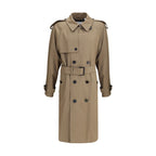 Beige Cotton Trench Coat