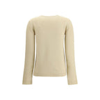 Beige Fleece Wool Sweatshirt