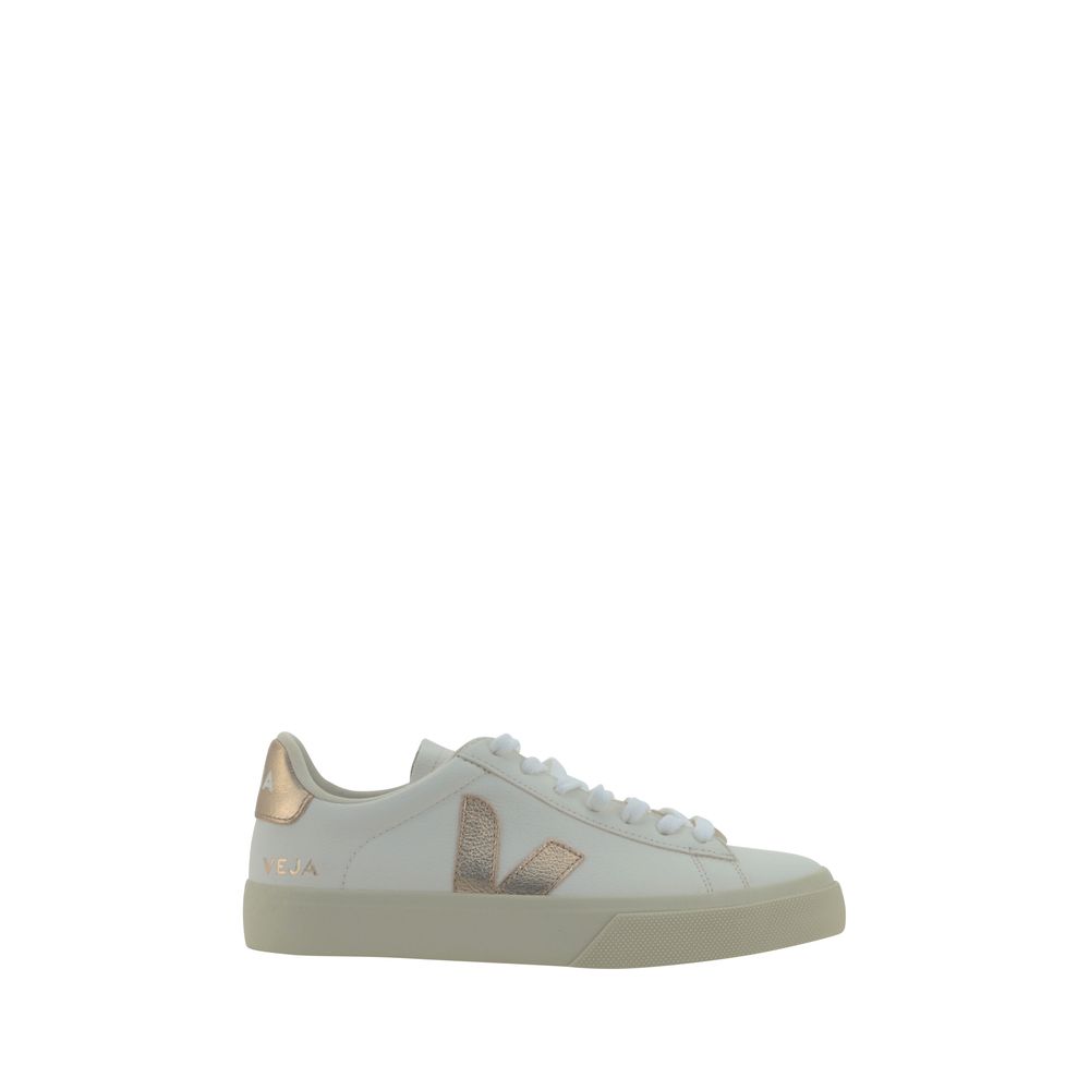 White Calf Leather Bos Taurus Low Top Sneakers