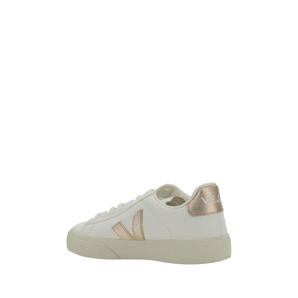 White Calf Leather Bos Taurus Low Top Sneakers