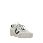 White Rubber Low Top Sneakers