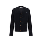 Black Cotton Cardigan