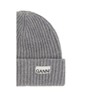 Gray Wool Beanie