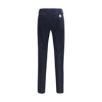 Blue Cotton Chino Pants