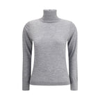 Gray Cashmere Turtleneck