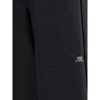 Black Cotton Casual Pants