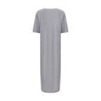 Gray Wool Casual Dress