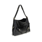 Black Calf Leather Bos Taurus Shoulder Bag