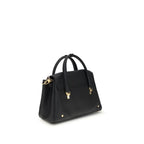 Black Calf Leather Bos Taurus Handbag