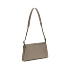 Beige Calf Leather Bos Taurus Shoulder Bag