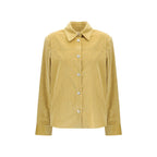 Yellow Cotton Denim Jacket