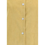 Yellow Cotton Denim Jacket