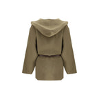 Brown Fleece Wool Coat